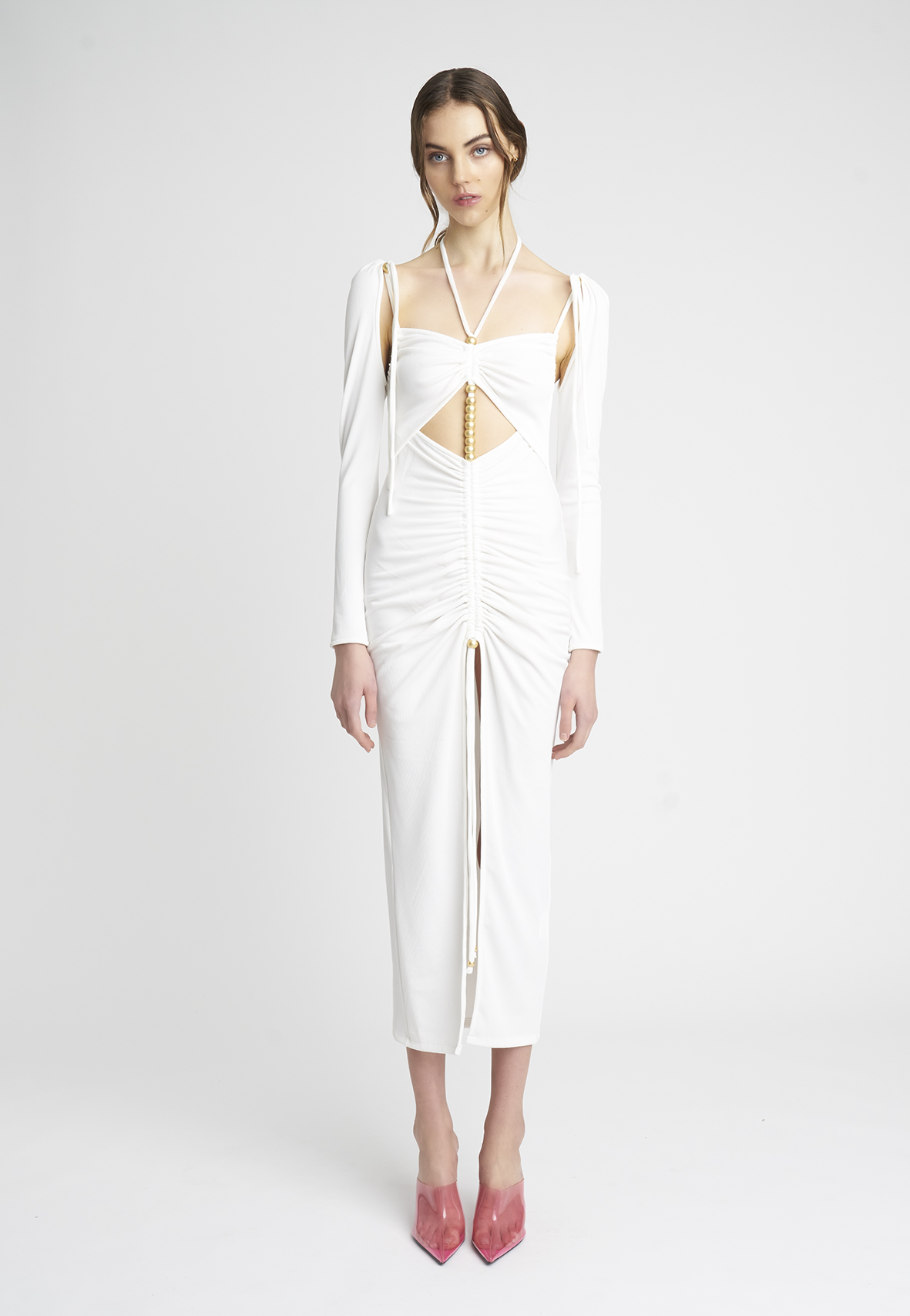 GEMMA DRESS (WHITE) | Nicola Finetti